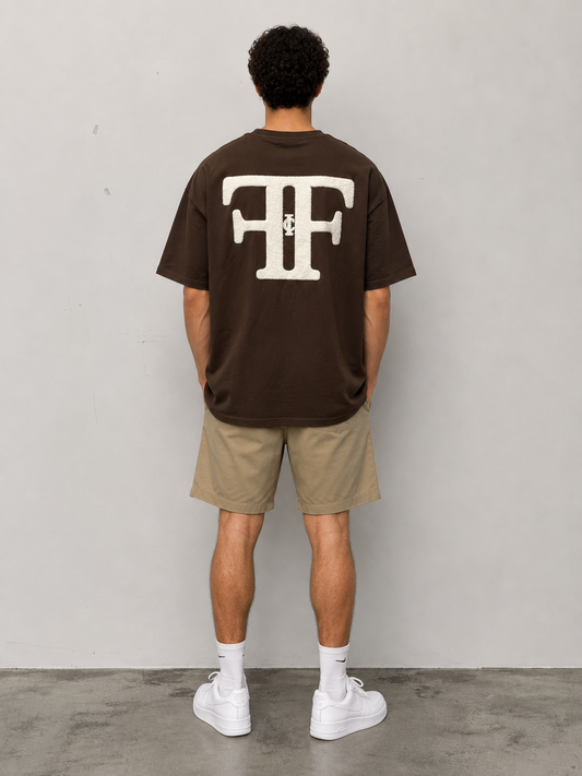 Signature logo embroidered T-shirt shirt