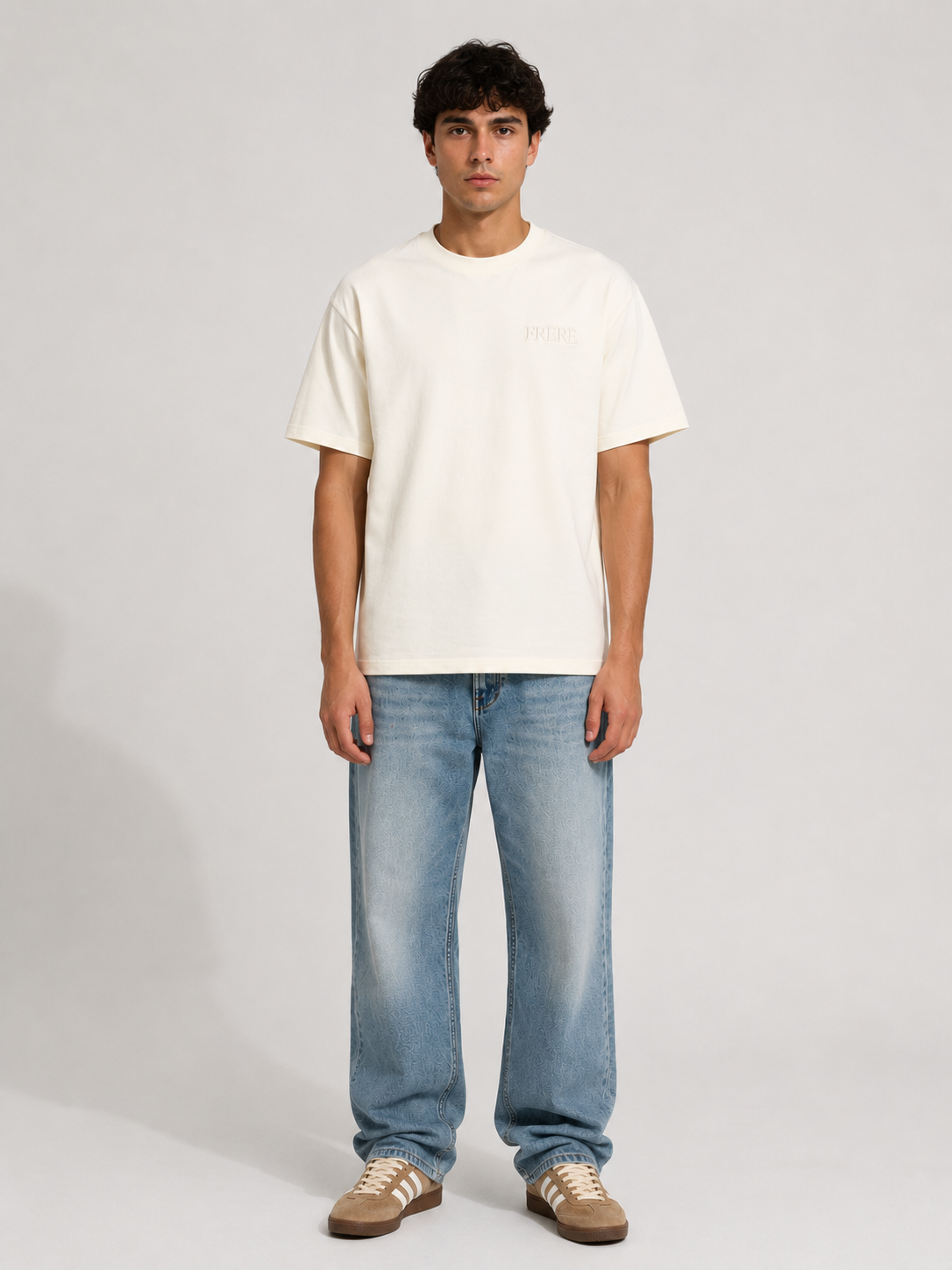 Signature logo embroidered T-shirt
