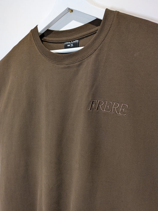 Signature logo embroidered T-shirt shirt